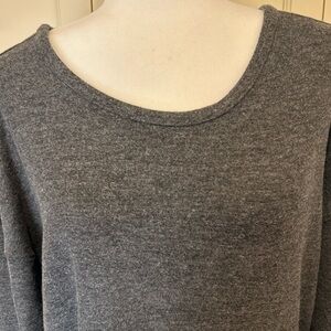 Lucky Brand Charcoal Knit Top